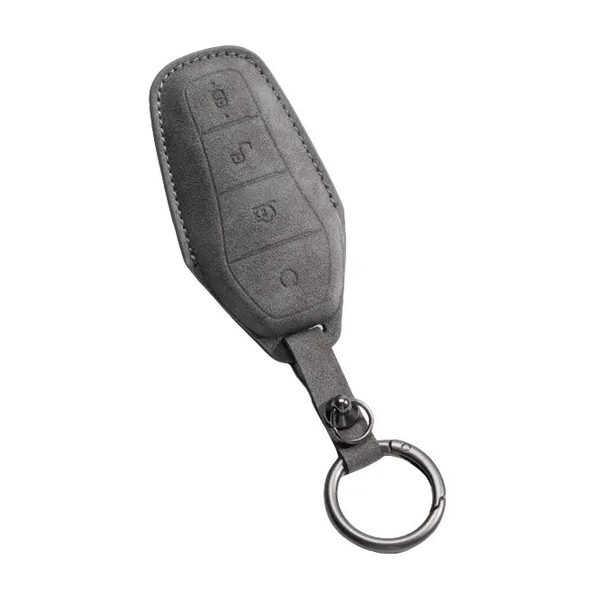 Suede Key Case Cover Shell Fob for BYD  harrybyd
