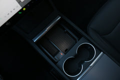 Center Control Storage Box with USB Charging Cables Hub for Tesla Model 3 Highland