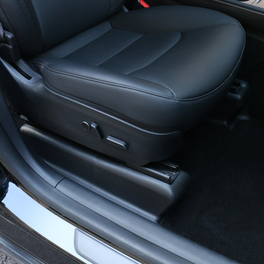 TPE One-Piece Seat Slide Rail Track Guard Protector for Tesla Model Y 2019-2024