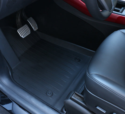 Floor Mats with Same Texture as Original for Tesla Model Y 2019-2024