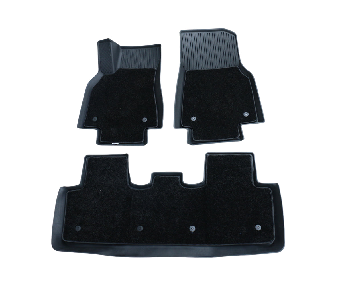 TPE Double Layer Floor Mats for Tesla Model Y 2019-2024