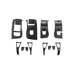 Window & Door Button Switch Trim Cover Kit (14Pcs) for Tesla Model Y 2019-2024