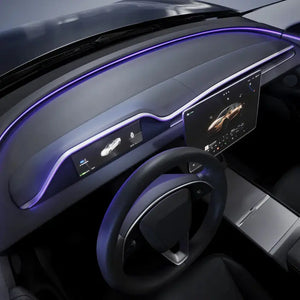 Integrated Dashboard Display with Ambient Lighting for Tesla Model 3 Highland  harrybyd