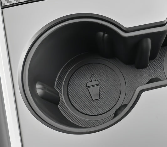 TPE Center Console Cup Holder Insert for Tesla Model Y / Model 3