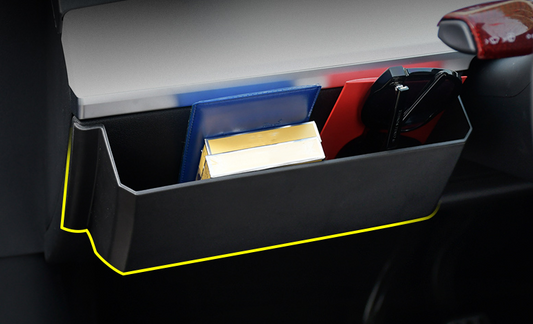 Dashboard Storage Box under Steering Wheel for Tesla Model Y