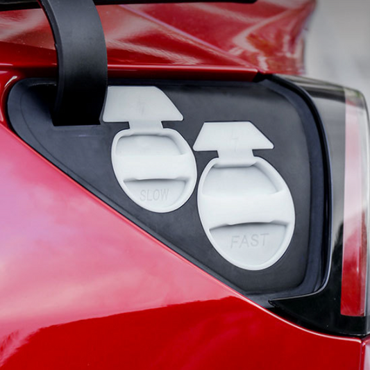 Split Charging Port Cover for Tesla Model Y 2019-2024