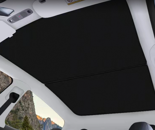 Split Roof Sunshade for Tesla Model Y 2019-2024