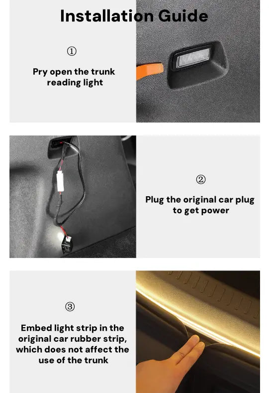 Trunk LED Light Strips for BYD  harrybyd