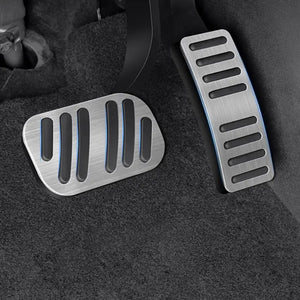 Brushed Aluminum Performance Pedals for BYD Atto 3  harrybyd