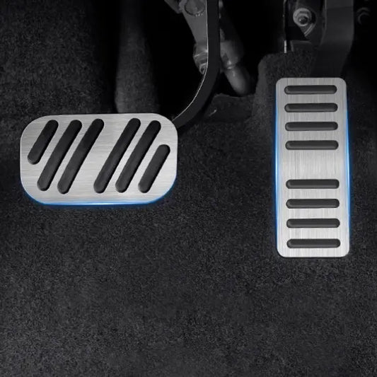 Brushed Aluminum Performance Pedals for BYD Atto 3  harrybyd