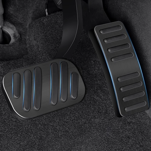Brushed Aluminum Performance Pedals for BYD Atto 3