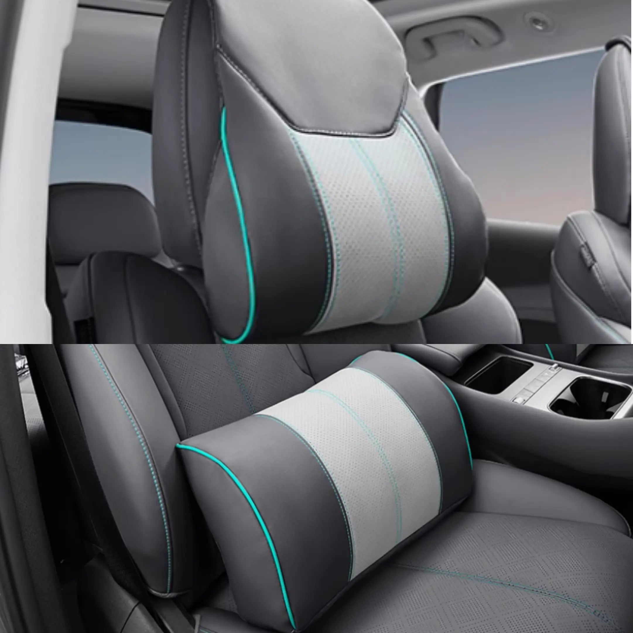 Original Style Headrest and Lumbar Pillow for BYD Atto 3  harrybyd