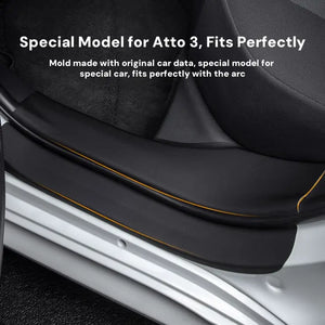 Leather Trunk Guards Door Sill Protector for BYD  harrybyd