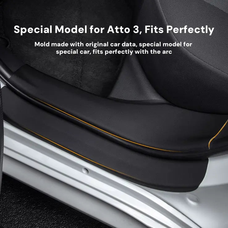 Leather Trunk Guards Door Sill Protector for BYD  harrybyd