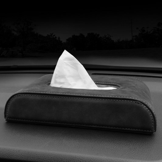 Suede Tissue Box for Car