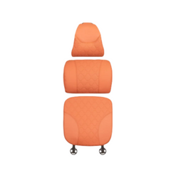 Headrest, Lumbar Pillow and Seat Cushion for BYD Sealion 7, Orange