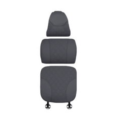 Headrest, Lumbar Pillow and Seat Cushion for BYD Sealion 7, Black
