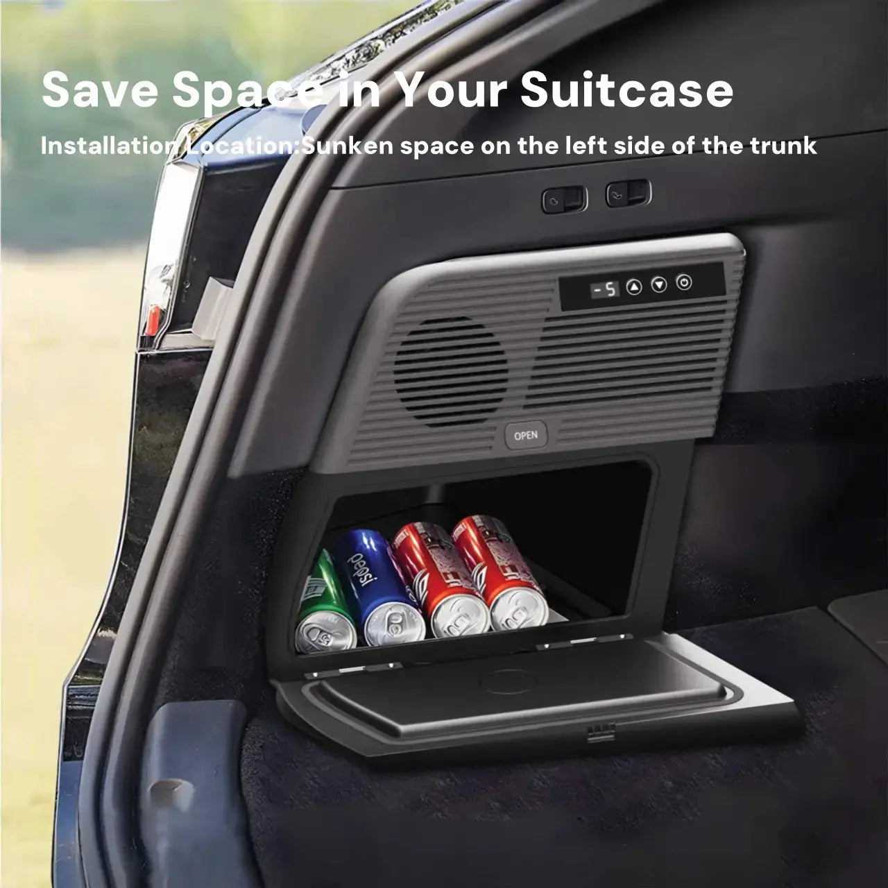 Rear Trunk On-Board Refrigerator for Tesla Model Y / New Model Y 14qt(13L)  harrybyd