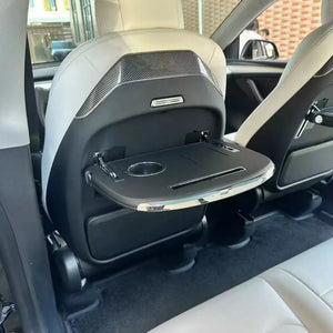 Seatback Foldable Table with Wireless Charging for Tesla Model Y / New Model Y / Model 3 (1 pc)  harrybyd