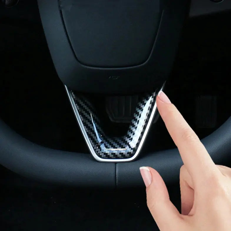 Steering Wheel V-Cover for Tesla Model 3 Highland  harrybyd