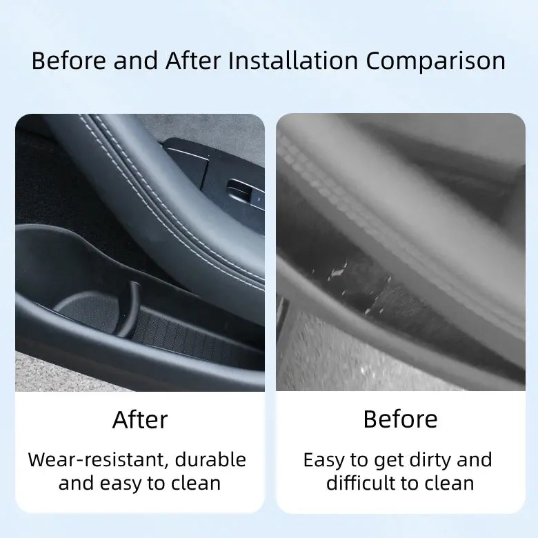 TPE Under Door Storage Box Organizer for Tesla Model 3 Highland  harrybyd