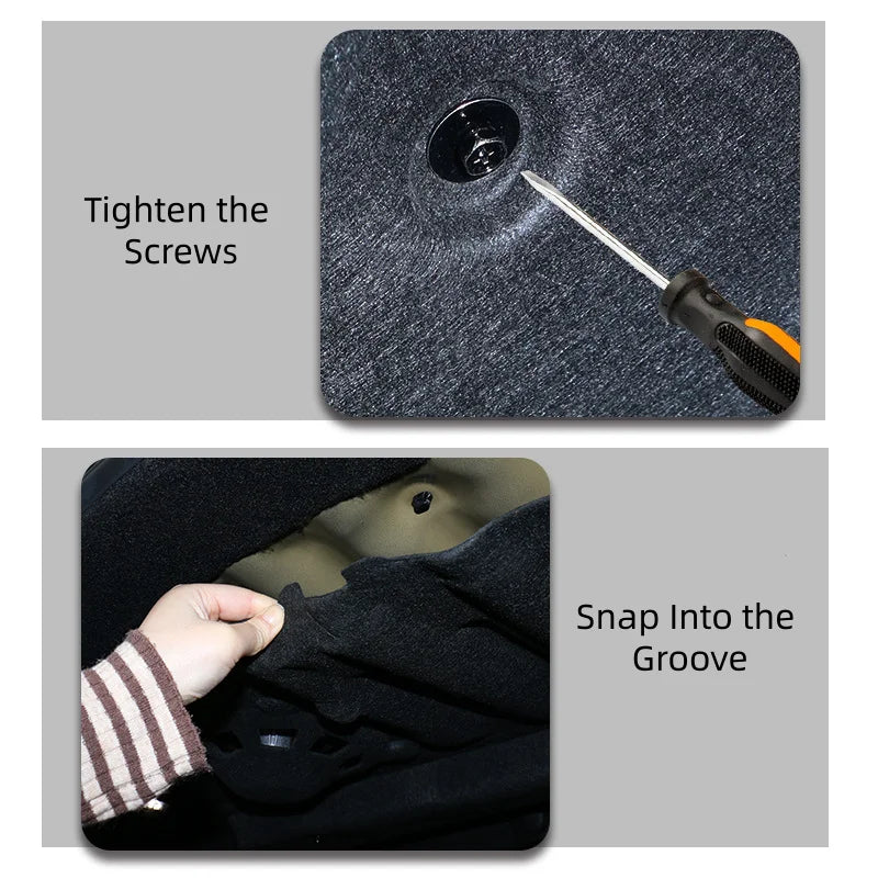 Trunk Sound Insulation Pad Cotton for Tesla Model 3 Highland