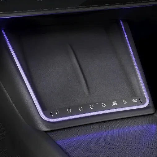 Wireless Charging Smart Button with Ambient Light for Tesla Model 3 Highland