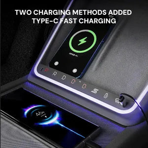 Wireless Charging Smart Button with Ambient Light for Tesla Model 3 Highland  harrybyd